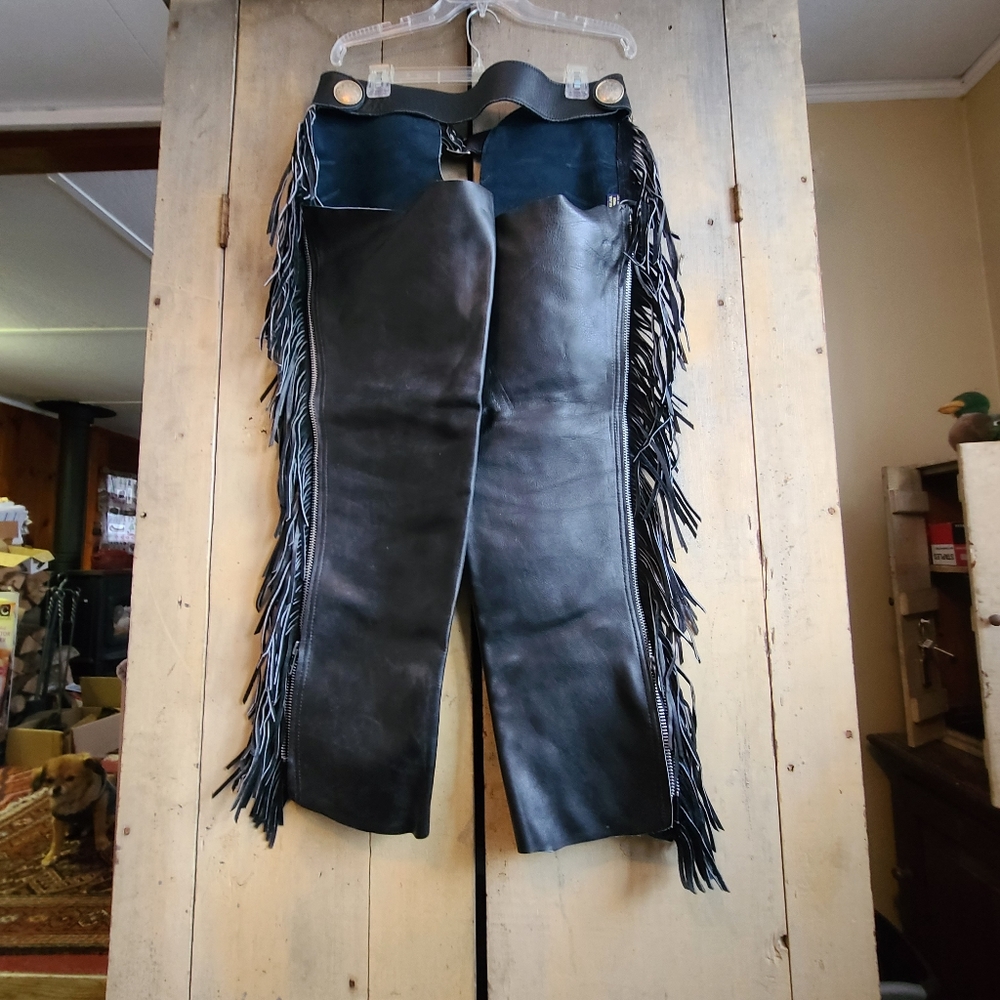 Leather Riding Chaps - Picture 3 of 13